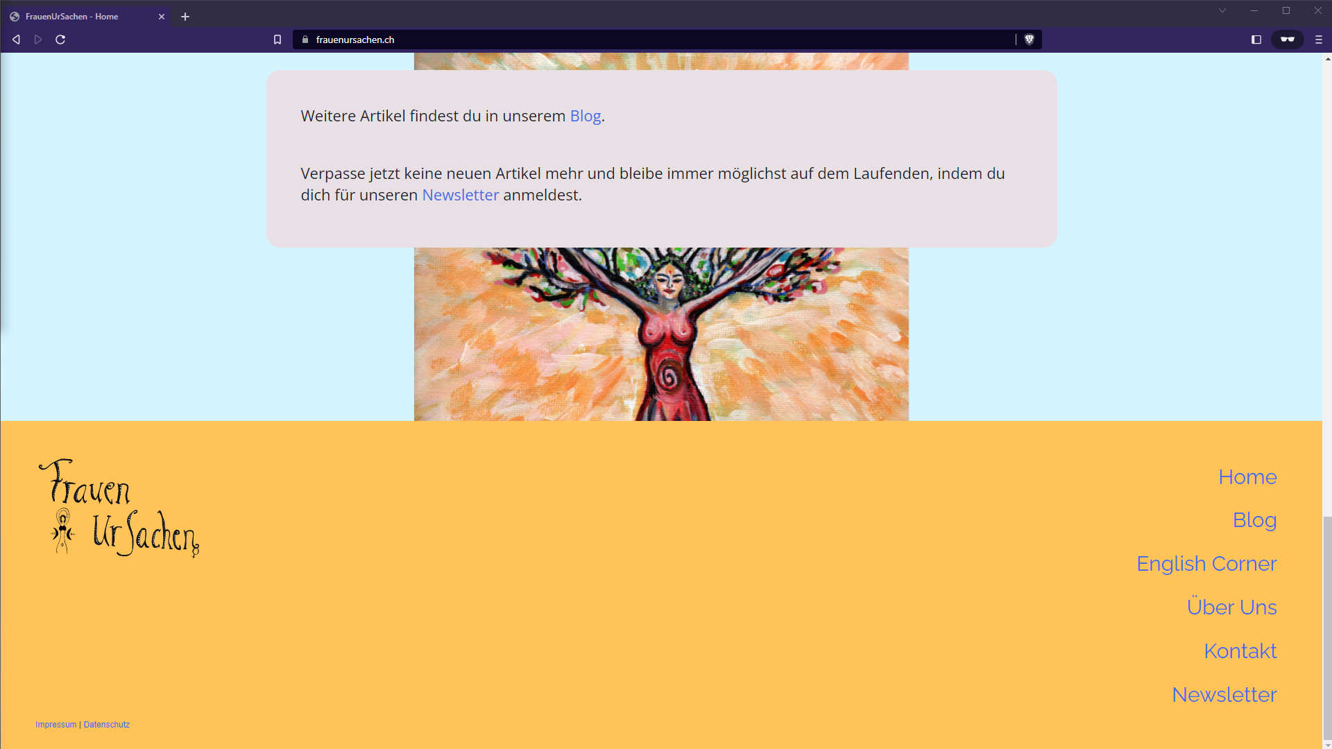 Frauenursachen Footer Info